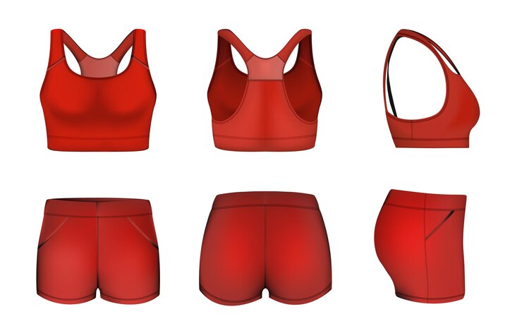 Red Sports Bra Ignite Your Fitness Journey